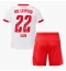 Fotbollsset Barn RB Leipzig David Raum #22 Hemmatröja 2025-26 Mini-Kit Kortärmad (+ korta byxor)