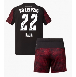 Fotbollsset Barn RB Leipzig David Raum #22 Tredje Tröja 2025-26 Mini-Kit Kortärmad (+ korta byxor)