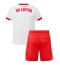 Fotbollsset Barn RB Leipzig Hemmatröja 2025-26 Mini-Kit Kortärmad (+ korta byxor)