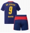 Fotbollsset Barn RB Leipzig Johan Bakayoko #9 Bortatröja 2025-26 Mini-Kit Kortärmad (+ korta byxor)