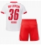 Fotbollsset Barn RB Leipzig Timo Werner #36 Hemmatröja 2025-26 Mini-Kit Kortärmad (+ korta byxor)