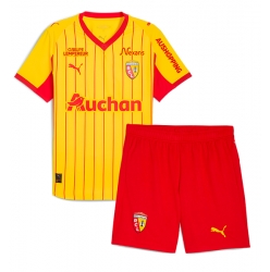 Fotbollsset Barn RC Lens Hemmatröja 2025-26 Mini-Kit Kortärmad (+ korta byxor)