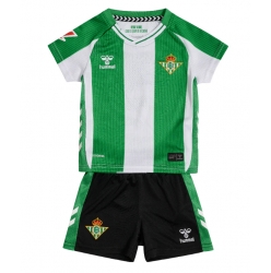 Fotbollsset Barn Real Betis Hemmatröja 2025-26 Mini-Kit Kortärmad (+ korta byxor)