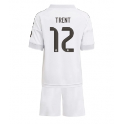 Fotbollsset Barn Real Madrid Alexander-Arnold #12 Hemmatröja 2025-26 Mini-Kit Kortärmad (+ korta byxor)