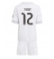 Fotbollsset Barn Real Madrid Alexander-Arnold #12 Hemmatröja 2025-26 Mini-Kit Kortärmad (+ korta byxor)