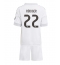 Fotbollsset Barn Real Madrid Antonio Rudiger #22 Hemmatröja 2025-26 Mini-Kit Kortärmad (+ korta byxor)