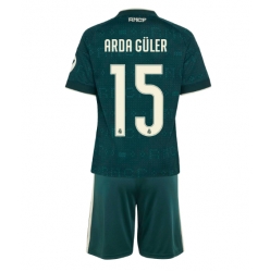 Fotbollsset Barn Real Madrid Arda Guler #15 Bortatröja 2026-27 Mini-Kit Kortärmad (+ korta byxor)