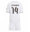 Fotbollsset Barn Real Madrid Aurelien Tchouameni #14 Hemmatröja 2025-26 Mini-Kit Kortärmad (+ korta byxor)