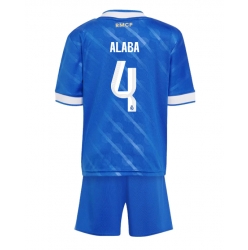 Fotbollsset Barn Real Madrid David Alaba #4 Tredje Tröja 2025-26 Mini-Kit Kortärmad (+ korta byxor)