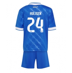 Fotbollsset Barn Real Madrid Dean Huijsen #24 Tredje Tröja 2025-26 Mini-Kit Kortärmad (+ korta byxor)