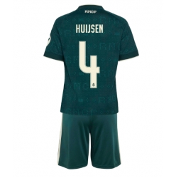 Fotbollsset Barn Real Madrid Dean Huijsen #4 Bortatröja 2026-27 Mini-Kit Kortärmad (+ korta byxor)