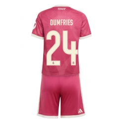 Fotbollsset Barn Real Madrid Denzel Dumfries #24 Tredje Tröja 2026-27 Mini-Kit Kortärmad (+ korta byxor)