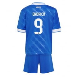 Fotbollsset Barn Real Madrid Endrick #9 Tredje Tröja 2025-26 Mini-Kit Kortärmad (+ korta byxor)