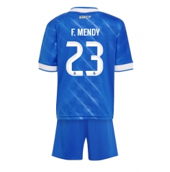 Fotbollsset Barn Real Madrid Ferland Mendy #23 Tredje Tröja 2025-26 Mini-Kit Kortärmad (+ korta byxor)