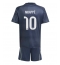 Fotbollsset Barn Real Madrid Kylian Mbappe #10 Bortatröja 2025-26 Mini-Kit Kortärmad (+ korta byxor)
