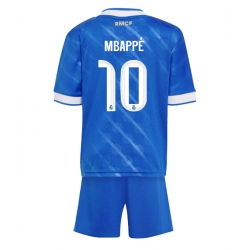 Fotbollsset Barn Real Madrid Kylian Mbappe #10 Tredje Tröja 2025-26 Mini-Kit Kortärmad (+ korta byxor)
