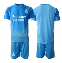 Fotbollsset Barn Real Madrid Målvakt Hemmatröja 2025-26 Mini-Kit Kortärmad (+ korta byxor)