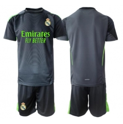 Fotbollsset Barn Real Madrid Målvakt Tredje Tröja 2025-26 Mini-Kit Kortärmad (+ korta byxor)