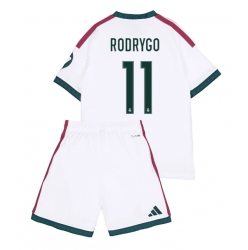 Fotbollsset Barn Real Madrid Rodrygo Goes #11 Hemmatröja 2026-27 Mini-Kit Kortärmad (+ korta byxor)