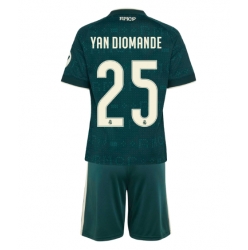 Fotbollsset Barn Real Madrid Yan Diomande #25 Bortatröja 2026-27 Mini-Kit Kortärmad (+ korta byxor)