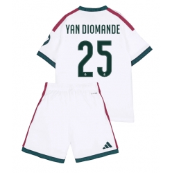 Fotbollsset Barn Real Madrid Yan Diomande #25 Hemmatröja 2026-27 Mini-Kit Kortärmad (+ korta byxor)