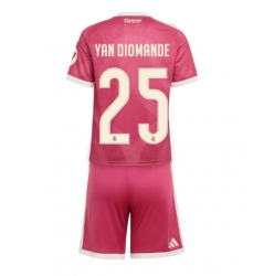 Fotbollsset Barn Real Madrid Yan Diomande #25 Tredje Tröja 2026-27 Mini-Kit Kortärmad (+ korta byxor)