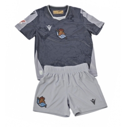Fotbollsset Barn Real Sociedad Bortatröja 2025-26 Mini-Kit Kortärmad (+ korta byxor)