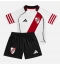 Fotbollsset Barn River Plate Hemmatröja 2025-26 Mini-Kit Kortärmad (+ korta byxor)