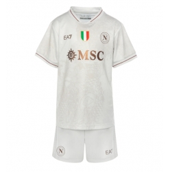 Fotbollsset Barn SSC Napoli Bortatröja 2025-26 Mini-Kit Kortärmad (+ korta byxor)