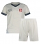 Fotbollsset Barn Schweiz Bortatröja EM 2024 Mini-Kit Kortärmad (+ korta byxor)