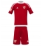 Fotbollsset Barn Sevilla Bortatröja 2025-26 Mini-Kit Kortärmad (+ korta byxor)