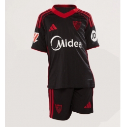 Fotbollsset Barn Sevilla Tredje Tröja 2025-26 Mini-Kit Kortärmad (+ korta byxor)