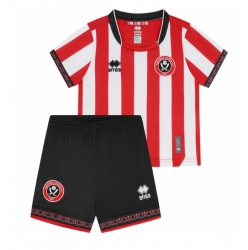 Fotbollsset Barn Sheffield United Hemmatröja 2025-26 Mini-Kit Kortärmad (+ korta byxor)