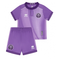 Fotbollsset Barn Sheffield United Tredje Tröja 2025-26 Mini-Kit Kortärmad (+ korta byxor)
