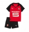Fotbollsset Barn Stade Rennais Hemmatröja 2025-26 Mini-Kit Kortärmad (+ korta byxor)
