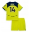Fotbollsset Barn Tottenham Hotspur Archie Gray #14 Tredje Tröja 2025-26 Mini-Kit Kortärmad (+ korta byxor)
