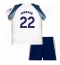 Fotbollsset Barn Tottenham Hotspur Brennan Johnson #22 Hemmatröja 2025-26 Mini-Kit Kortärmad (+ korta byxor)
