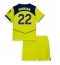 Fotbollsset Barn Tottenham Hotspur Brennan Johnson #22 Tredje Tröja 2025-26 Mini-Kit Kortärmad (+ korta byxor)