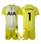 Fotbollsset Barn Tottenham Hotspur Guglielmo Vicario #1 Målvakt Tredje Tröja 2025-26 Mini-Kit Kortärmad (+ korta byxor)