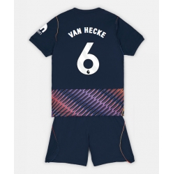 Fotbollsset Barn Tottenham Hotspur Jan Paul van Hecke #6 Bortatröja 2026-27 Mini-Kit Kortärmad (+ korta byxor)