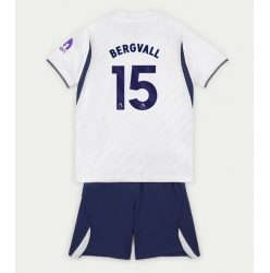 Fotbollsset Barn Tottenham Hotspur Lucas Bergvall #15 Hemmatröja 2026-27 Mini-Kit Kortärmad (+ korta byxor)