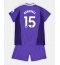 Fotbollsset Barn Tottenham Hotspur Lucas Bergvall #15 Tredje Tröja 2026-27 Mini-Kit Kortärmad (+ korta byxor)