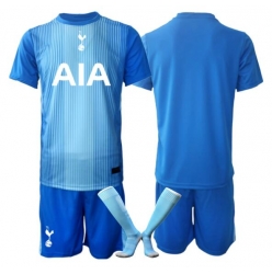 Fotbollsset Barn Tottenham Hotspur Målvakt Bortatröja 2025-26 Mini-Kit Kortärmad (+ korta byxor)