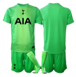 Fotbollsset Barn Tottenham Hotspur Målvakt Hemmatröja 2025-26 Mini-Kit Kortärmad (+ korta byxor)