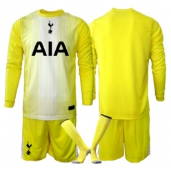 Fotbollsset Barn Tottenham Hotspur Målvakt Tredje Tröja 2025-26 Mini-Kit Långärmad (+ korta byxor)