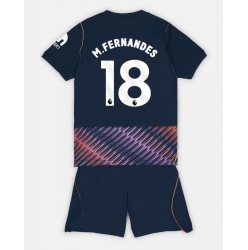 Fotbollsset Barn Tottenham Hotspur Mateus Fernandes #18 Bortatröja 2026-27 Mini-Kit Kortärmad (+ korta byxor)