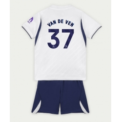 Fotbollsset Barn Tottenham Hotspur Micky van de Ven #37 Hemmatröja 2026-27 Mini-Kit Kortärmad (+ korta byxor)