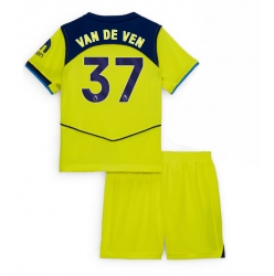 Fotbollsset Barn Tottenham Hotspur Micky van de Ven #37 Tredje Tröja 2025-26 Mini-Kit Kortärmad (+ korta byxor)