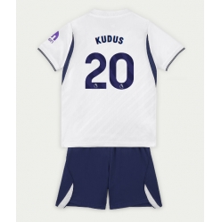 Fotbollsset Barn Tottenham Hotspur Mohammed Kudus #20 Hemmatröja 2026-27 Mini-Kit Kortärmad (+ korta byxor)