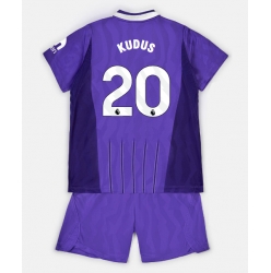 Fotbollsset Barn Tottenham Hotspur Mohammed Kudus #20 Tredje Tröja 2026-27 Mini-Kit Kortärmad (+ korta byxor)